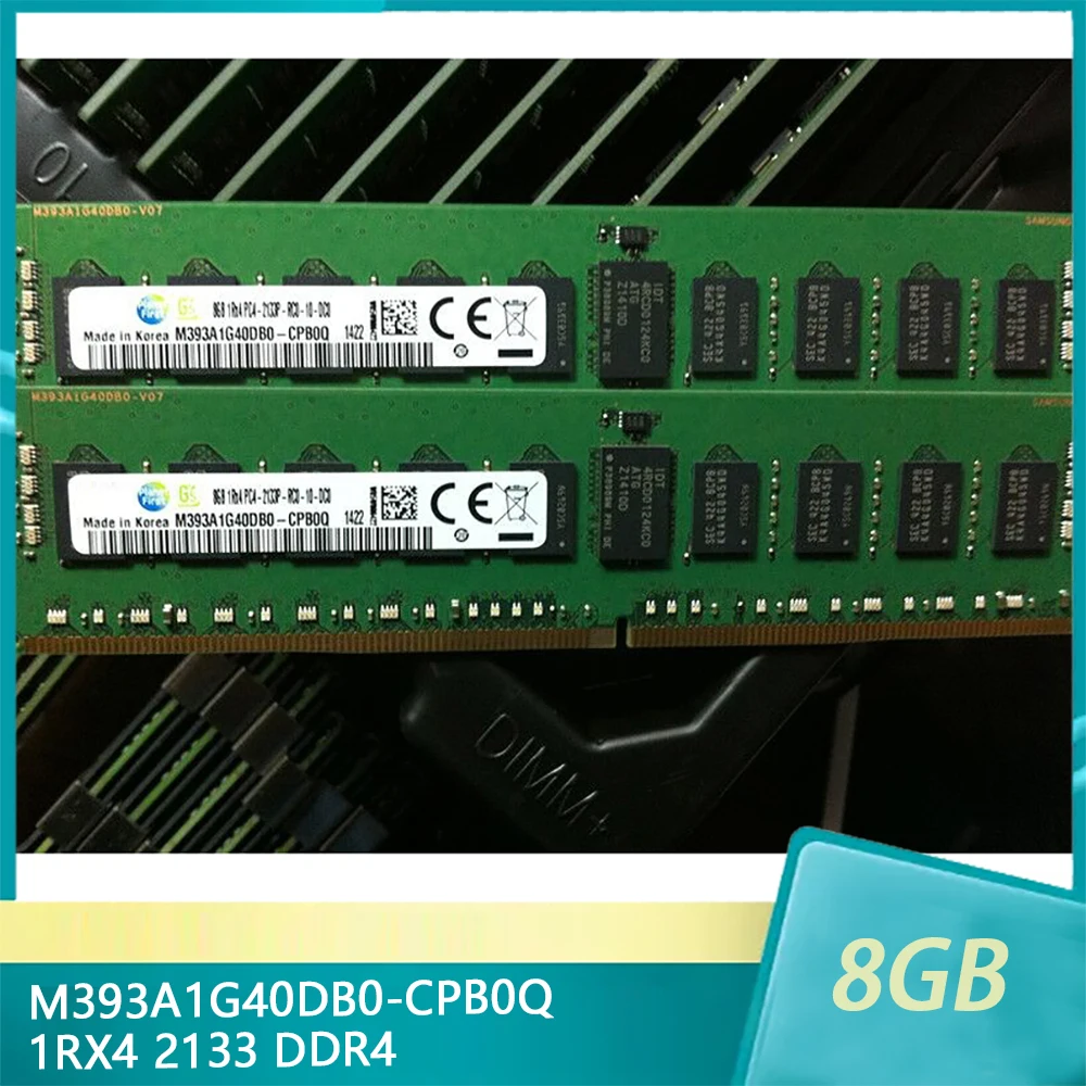 1Pcs M393A1G40DB0-CPB0Q Samsung RAM 8GB 1RX4 PC4-2133P-R 2133 DDR4 Serverio Atmintį Nuotrauka 0