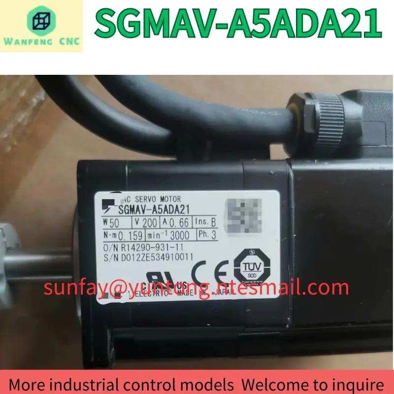 antra vertus, Servo variklis SGMAV-A5ADA21 bandymo GERAI, Greitas Pristatymas Nuotrauka 0