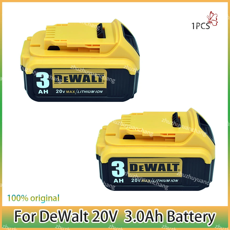 DCB200 3000mAh 20V MAX Bateriją už Dewalt 20V/18V Baterijas DCB184 DCB182 DCB180 DCB181 DCB182 DCB201 DCB204 Nuotrauka 0