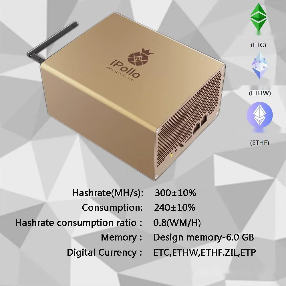 Naujas iPollo V1 Mini Classic ir PAN/ZIL 300MH Geriau nei Antminer pasitikėjimą ofertas kriptografijos asic miner bitcoin miner Nuotrauka 0