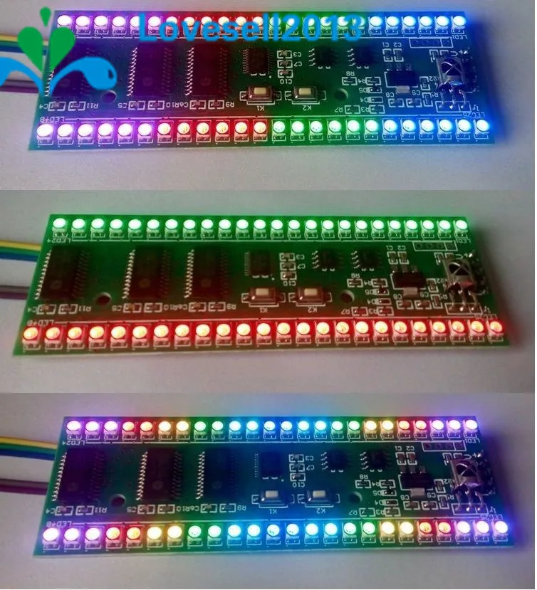 RGB MCU Ekrano Modelis Dual Channel 24 