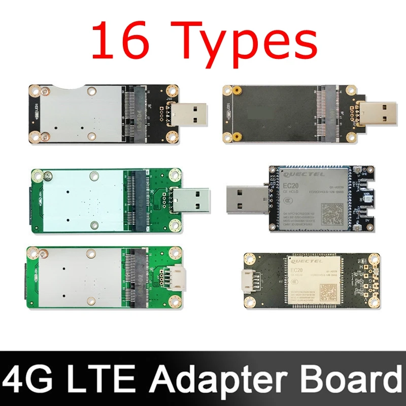 4G LTE Pramonės Mini PCIe Į USB Adapteris W/SIM / UIM Kortelės Lizdas WWAN/LTE, 3G/4G Bevielio ryšio Modulis Nuotrauka 1