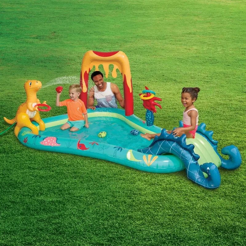 Pripučiami Žaisti Centro Vaikai Purslų Baseinu su Purkštuvų Žaislai ir Skaidrių Amžius 2 ir iki Unisex Plaukimo plūdės vaikams Piscina para Nuotrauka 1