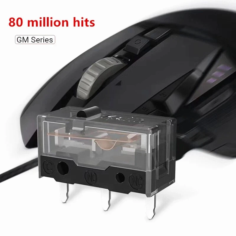 100vnt Naujas Kailh GM 8.0 mikro jungiklis GM8.0 Aukso Kontaktoriaus 80 Milijonų Spustelėkite Gyvenimo Kompiuterio pelę kairėn, dešinėn Micro Swicth mygtuką Nuotrauka 2