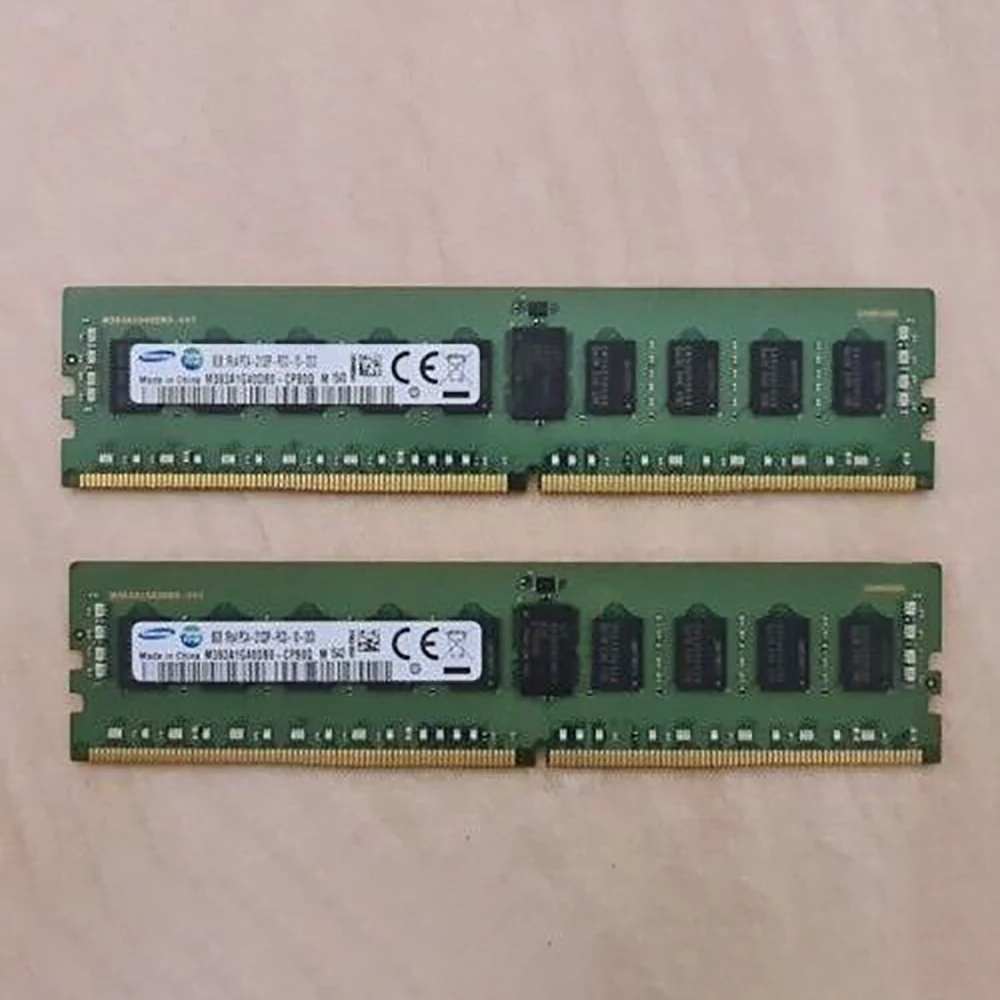 1Pcs M393A1G40DB0-CPB0Q Samsung RAM 8GB 1RX4 PC4-2133P-R 2133 DDR4 Serverio Atmintį Nuotrauka 2