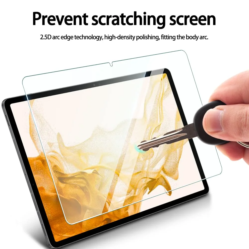 Grūdintas Stiklas Screen Protector For Samsung Galaxy Tab S6 lite S5E S7 S8 Tab A7 A8 A 8.0 9.7 10.1 10.4 10.5 11 2020 m. 2021 m. 2022 m. Nuotrauka 2
