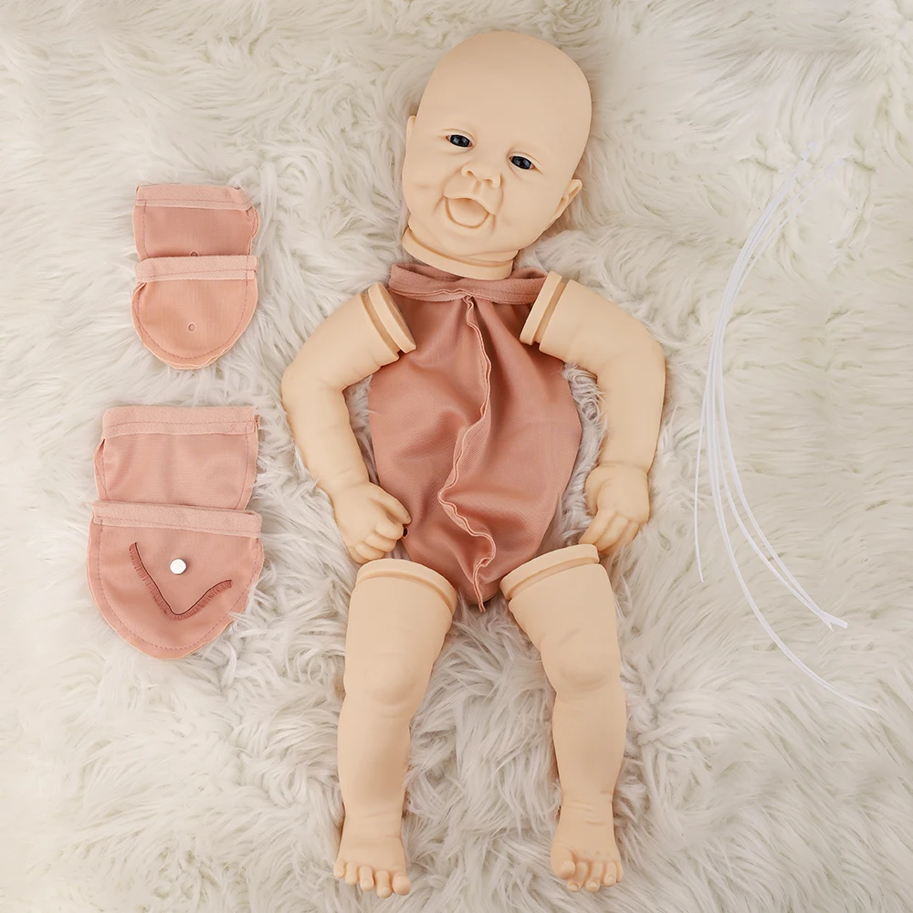 Realus 22Inch Reborn Baby Doll, Rankų darbo Rinkinys Naujagimiui Lėlės 