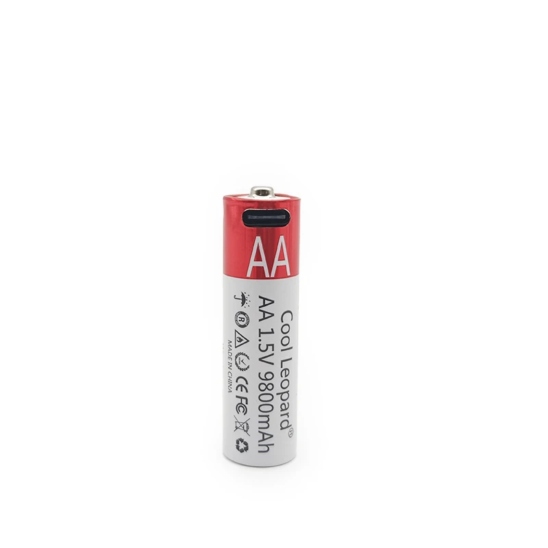 1,5 V AA 9800mAh + AAA 6800mAh Įkraunama Ličio Baterija,Nuotolinio Valdymo Pelės Mažas Ventiliatoriaus Elektros Žaislas Bateriją Nuotrauka 4