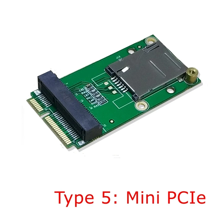 4G LTE Pramonės Mini PCIe Į USB Adapteris W/SIM / UIM Kortelės Lizdas WWAN/LTE, 3G/4G Bevielio ryšio Modulis Nuotrauka 4